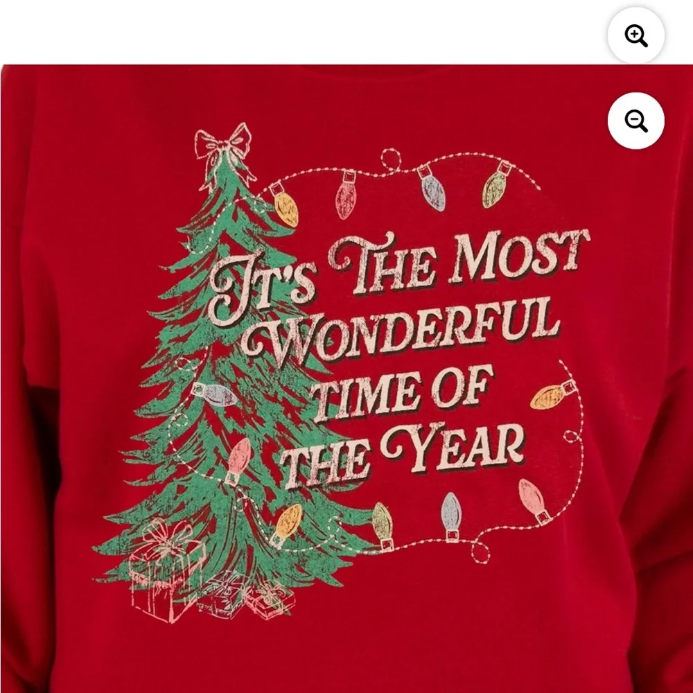 Ladies state of mind  most wonderful time of the year holiday sweatshirt - Picture 4 of 8